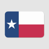 Porte-nom Drapeau du Texas (Devant)