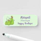 Porte-nom Drôle carnivore carnivore carnivore plante dessin  (En situation)