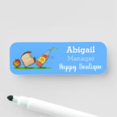 Porte-nom Drôle de dessin animé de fourmis (En situation)