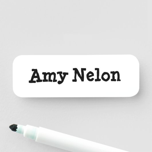 Porte-nom effaçable (En situation)