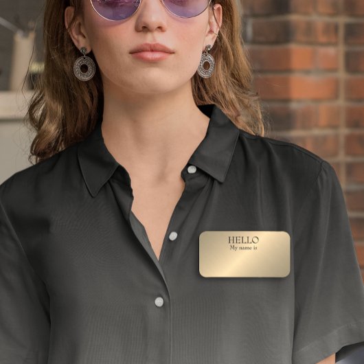 Porte-nom Effacement sec Réutilisable Bonjour Brossé Revêtem