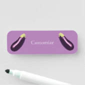 Porte-nom Eggplant Thunder_Cove (En situation)