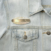 Porte-nom Elégant ciseau tendance, Pearls Bokeh Gold (En situation)