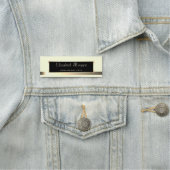 Porte-nom Élégant Design Moderne, Cadre, Parties scintillant (En situation)