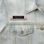 Porte-nom Élégant Design Moderne Parties scintillant Bokeh, (En situation)