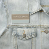 Porte-nom Elégant lever de soleil doré unique sur le ciel bl (En situation)