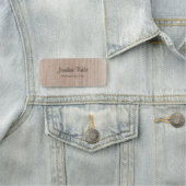 Porte-nom Élégant Modèle de texte manuscrit de recherche en (En situation)