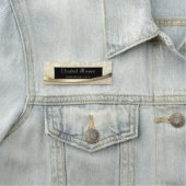 Porte-nom Élégant moderne, Cadre, Bande, Bokeh (En situation)