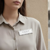 Porte-nom Élégant moderne minimaliste