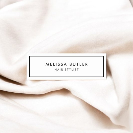 Porte-nom Élégant moderne minimaliste