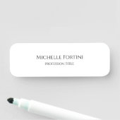 Porte-nom Élégant simple minimaliste (En situation)