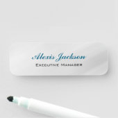 Porte-nom Élégant style contemporain moderne Arrière - plan  (En situation)