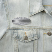 Porte-nom Élégante Bande D'Argent Élégante, Balances (En situation)