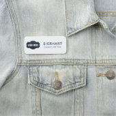 Porte-nom Élégante conférence des employés du logo d'entrepr (En situation)