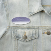 Porte-nom Élégante Parties scintillant simple violet Bokeh O (En situation)