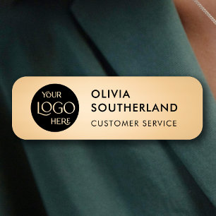 Porte-nom Employé de marque du logo de l'entreprise personna