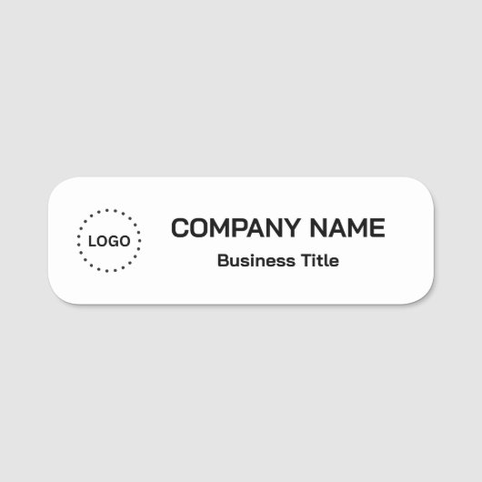 Porte-nom Employé de promotion de marque simple (Devant)