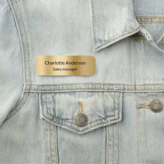 Porte-nom Employé professionnel classique (En situation)