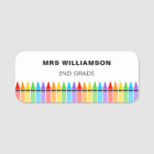 Porte-nom Enseignant École Employé Crayons (Devant)