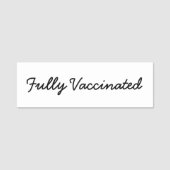 Porte-nom Entièrement vacciné (Devant)