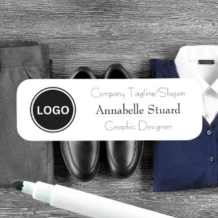 Porte-nom Entreprise Moderne Classique Nom de l'employé