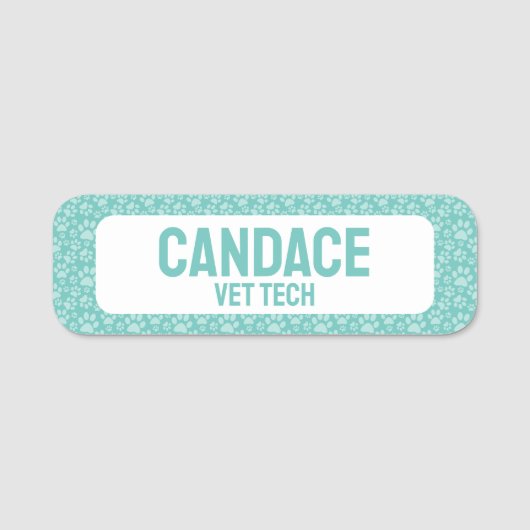 Porte-nom Entreprise pour animaux (Devant)