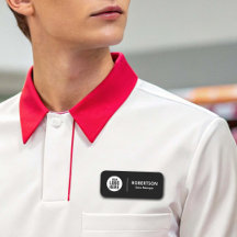 Épingle de sécurité de l'employé personnalisée ou 