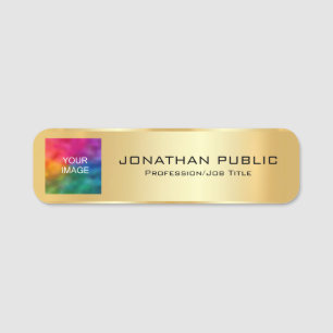 Porte-nom Épingle De Sécurité Des Employés Ou Logo Magnétiqu