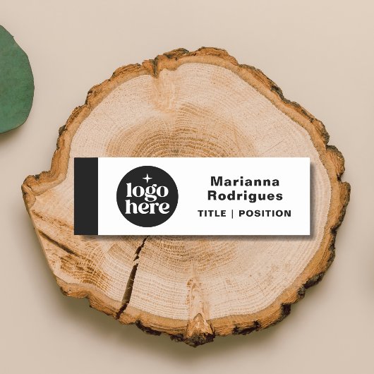 Porte-nom Épingle de sécurité magnétique avec logo d'entrepr
