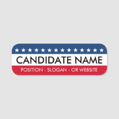 Porte-nom Équipement de campagne personnalisé avec nom et te (Devant)