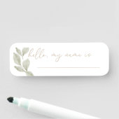 Porte-nom Eucalyptus neutre pour le genre (En situation)