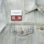 Porte-nom Expertise de l'entreprise en matière de logo QR-Co (En situation)