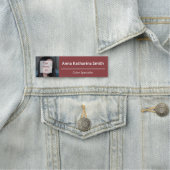 Porte-nom Expertise en image de profil élégant (En situation)