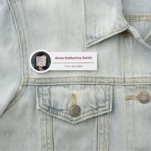 Porte-nom Expertise simple en image de profil (En situation)