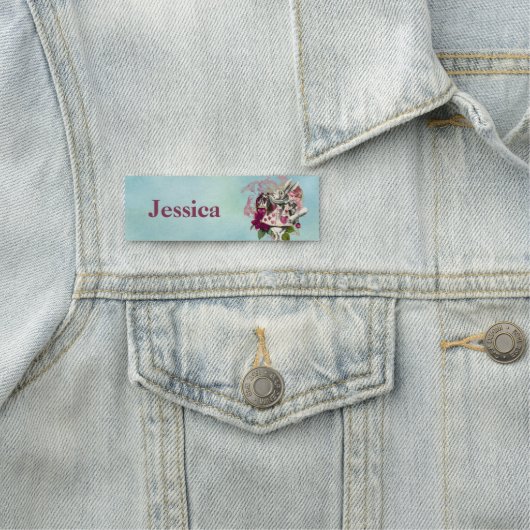 Porte-nom Fancy Wonderland White Rabbit Petit (En situation)