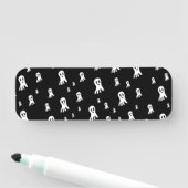 Porte-nom Fantômes d'Halloween foncé (En situation)