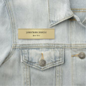 Porte-nom Faux Gold Nostalgale Look Ancien Style Modèle de t (En situation)