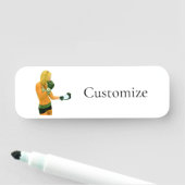 Porte-nom Female Fitness Model boxing Thunder_Cove (En situation)