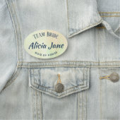 Porte-nom Femme d'honneur nom de l'équipe personnalisée mari (En situation)