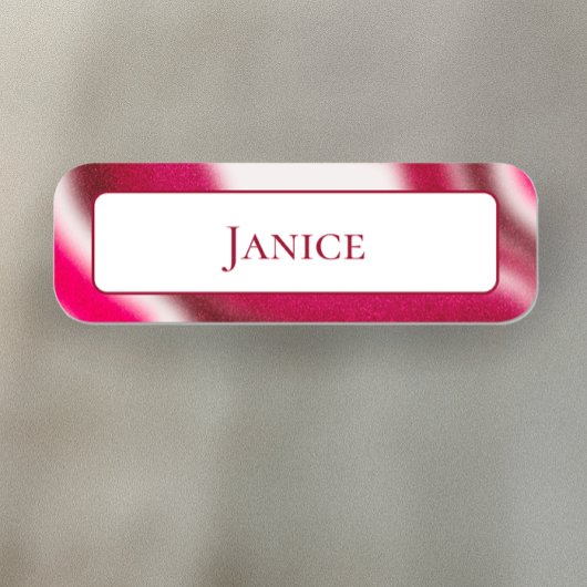 Porte-nom Festif Noël Cool de vacances Rouge moderne Custom