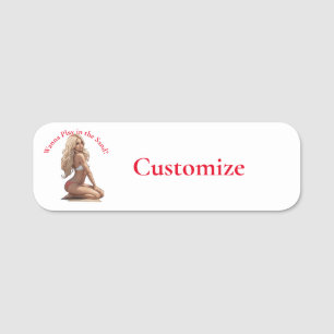 Porte-nom Fille de plage de Bikini Thunder_Cove