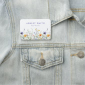 Porte-nom Fleur sauvage d'été (En situation)