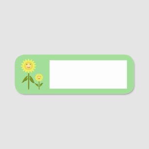 Porte-nom Fleurs de soleil de la fête des mères