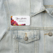 Porte-nom Fleurs Extraordinaires et sucrées magnifiques (En situation)