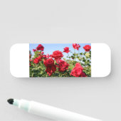 Porte-nom FLEURS roses (En situation)