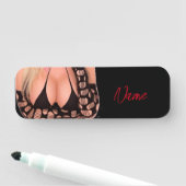 Porte-nom Flirty blonde Thunder_Cove (En situation)