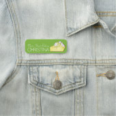 Porte-nom Floride Key Lime Pie Slice Dessert boulangerie Che (En situation)
