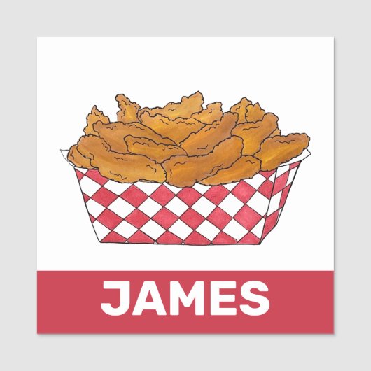 Porte-nom Foire carnavalesque de carnaval de fruits de mer (Devant)