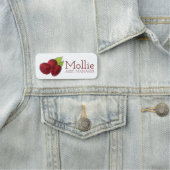 Porte-nom Framboises framboises Berries Fruits de baies (En situation)