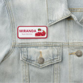 Porte-nom Frambole à tarte aux fraises Boulangerie à crème é (En situation)